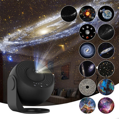 Star Projector Planetarium Light with 13 Galaxy Discs and Focus Adjustment