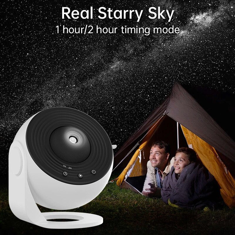 Star Projector Planetarium Light with 13 Galaxy Discs and Focus Adjustment