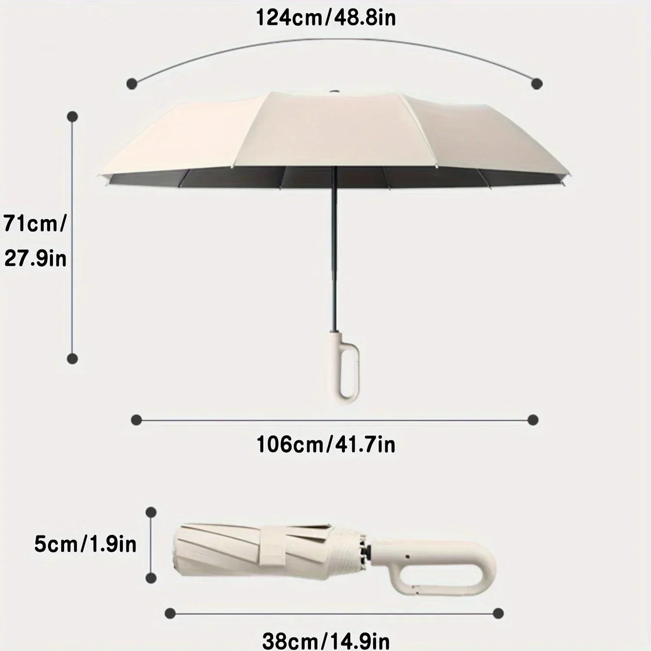 StormGuard Pro Compact Windproof Umbrella