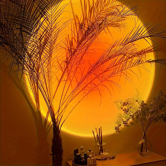 Sunset Effect LED Projection Lamp with USB Power