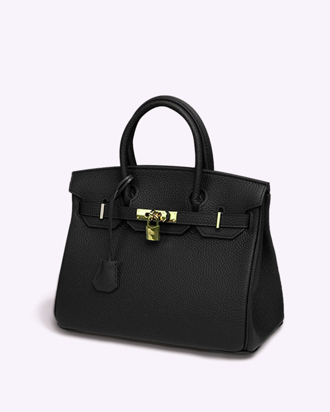 Synthetic Leather Bag with Spacious Interior and Felt Insert Organiser