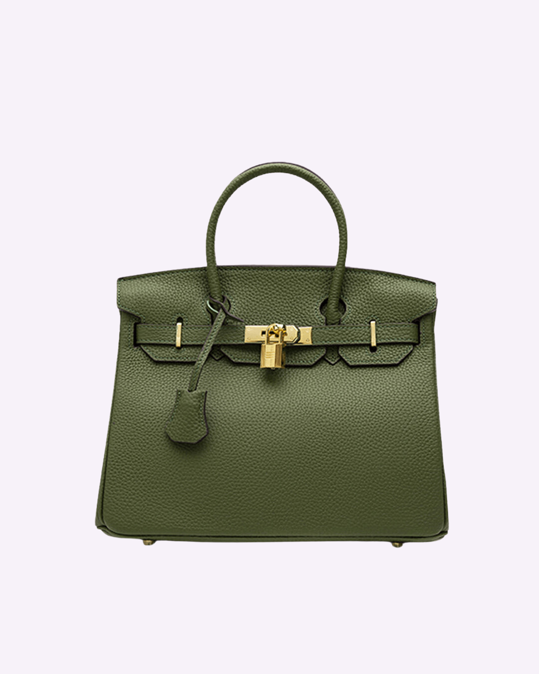 Synthetic Leather Bag with Spacious Interior and Felt Insert Organiser