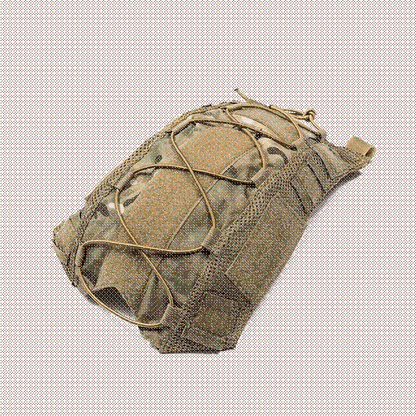 Tactical Helmet Cover with MOLLE and Hook-and-Loop Attachment System