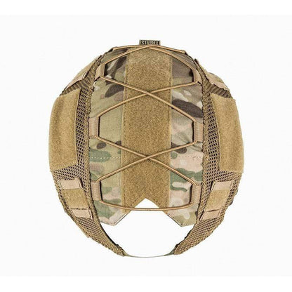 Tactical Helmet Cover with MOLLE and Hook-and-Loop Attachment System