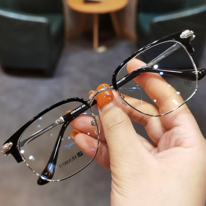 Titanium Reading Glasses with Matte Frame for Computer Use