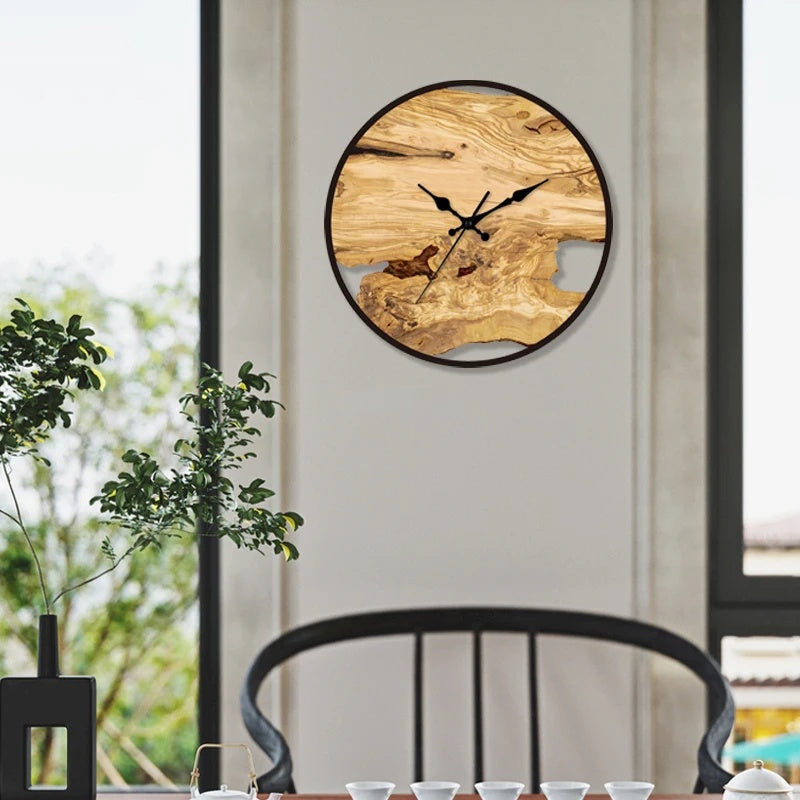 Transparent Acrylic Wall Clock with Clear Dial and Silent Movement