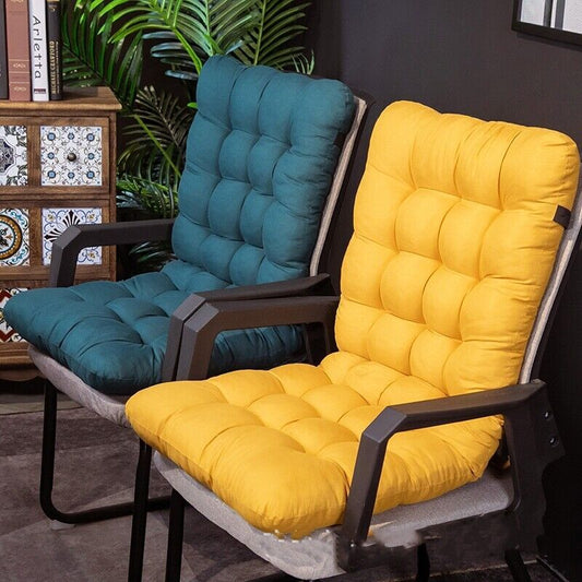 Cojín acolchado de poliéster para silla de patio, comedor y asientos interiores