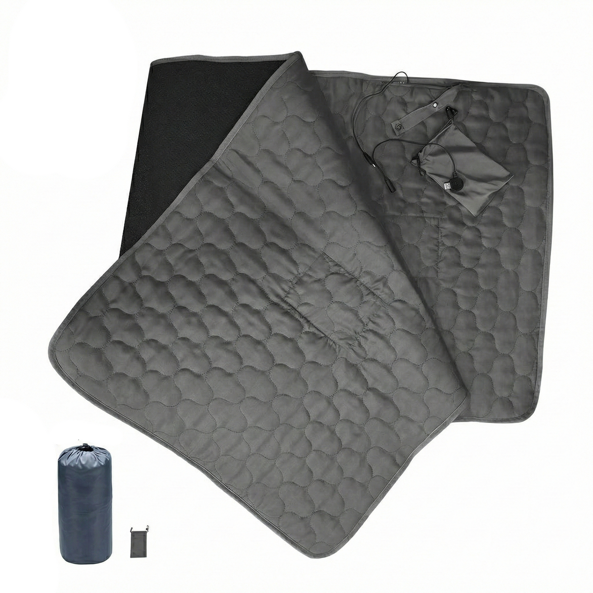 USB Heated Yoga Mat with Five Heating Zones and Adjustable Temperature