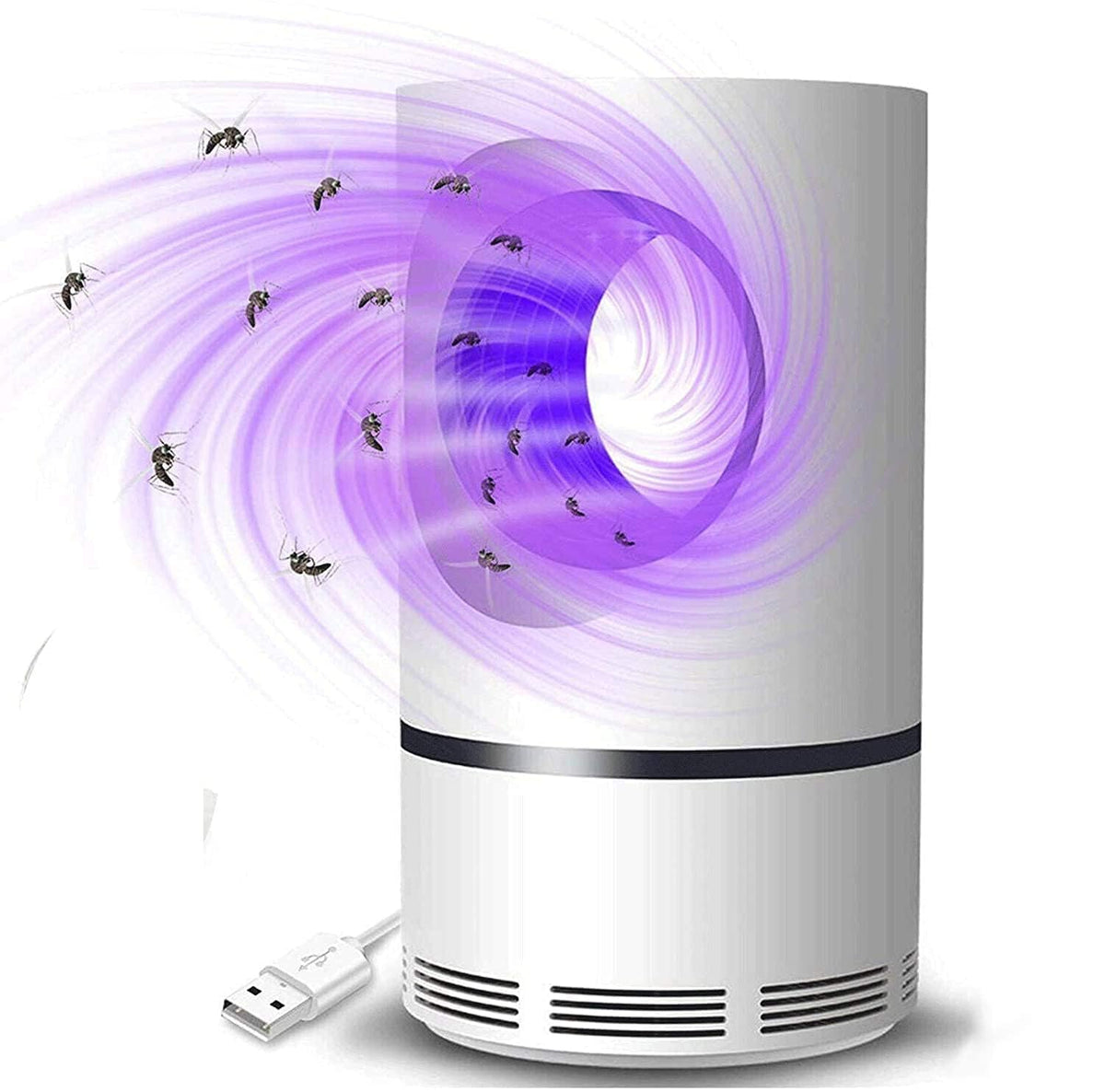 UV Mosquito and Fly Trap with 365nm Light and Vacuum Suction