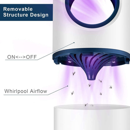 UV Mosquito and Fly Trap with 365nm Light and Vacuum Suction
