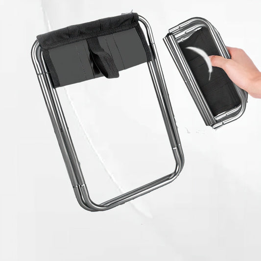 Silla de camping ultracompacta, asiento ligero y plegable para exteriores