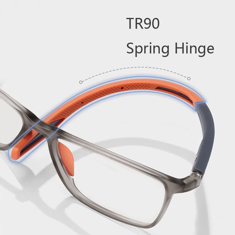 Ultra-Light Progressive Anti-Blue Light Glasses with Titanium Frame
