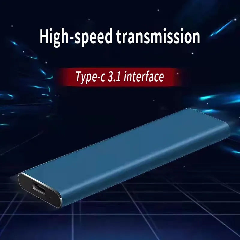 Ultrathin External Hard Drive 256GB with USB-C and Portable Design