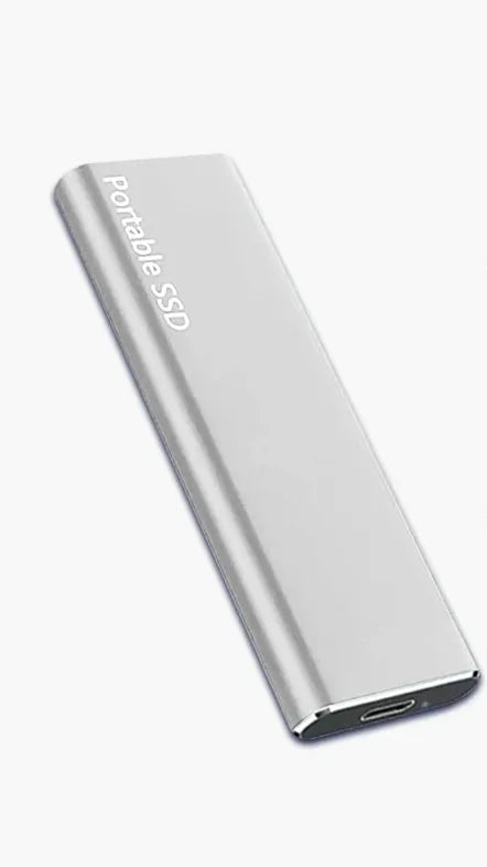 Ultrathin External Hard Drive 256GB with USB-C and Portable Design
