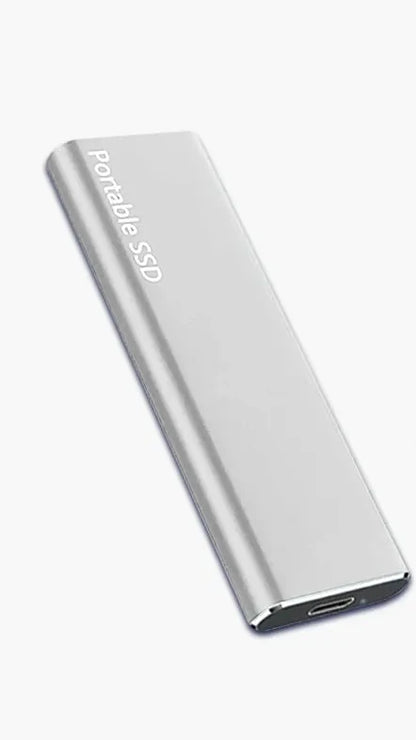 Ultrathin External Hard Drive 256GB with USB-C and Portable Design