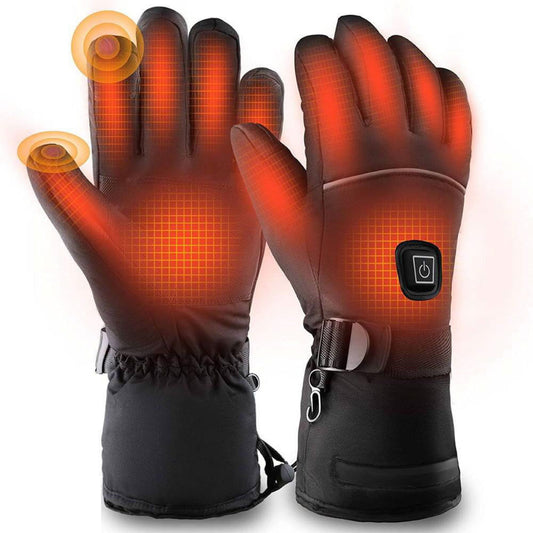 Guantes térmicos unisex con batería recargable y control para pantalla táctil