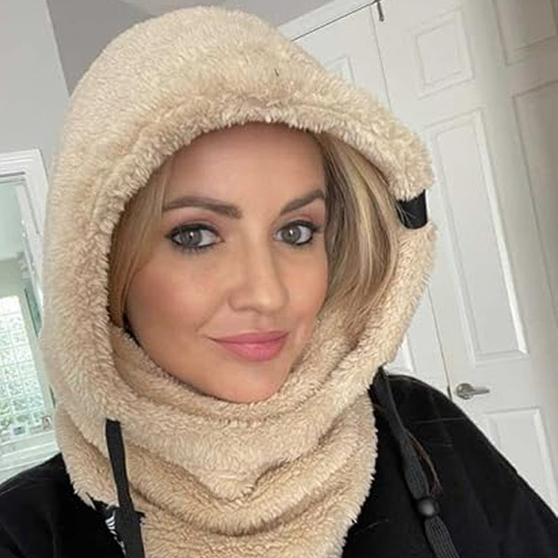 Unisex Sherpa Balaclava with Adjustable Fit and 4-Way Stretch Design