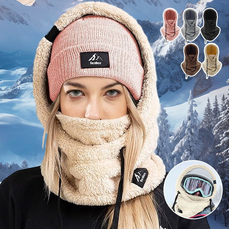 Unisex Sherpa Balaclava with Adjustable Fit and 4-Way Stretch Design