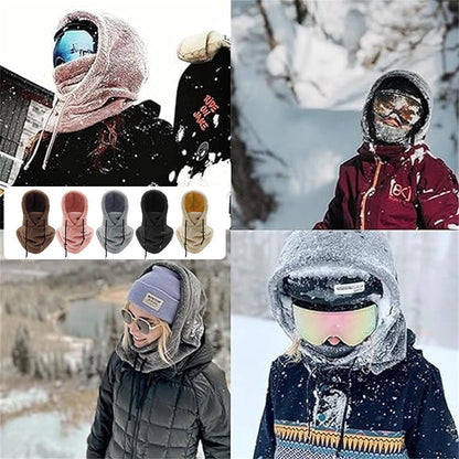 Unisex Sherpa Balaclava with Adjustable Fit and 4-Way Stretch Design