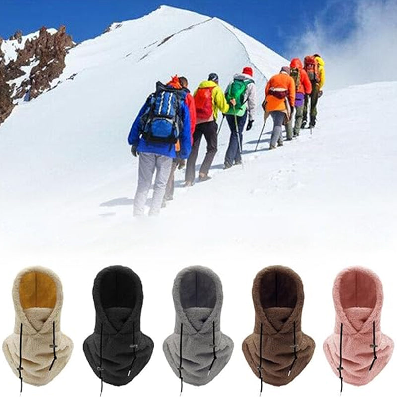 Unisex Sherpa Balaclava with Adjustable Fit and 4-Way Stretch Design