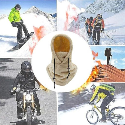 Unisex Sherpa Balaclava with Adjustable Fit and 4-Way Stretch Design