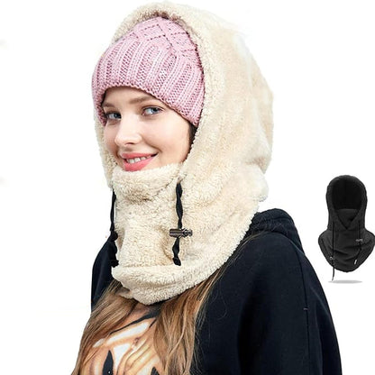 Unisex Sherpa Balaclava with Adjustable Fit and 4-Way Stretch Design
