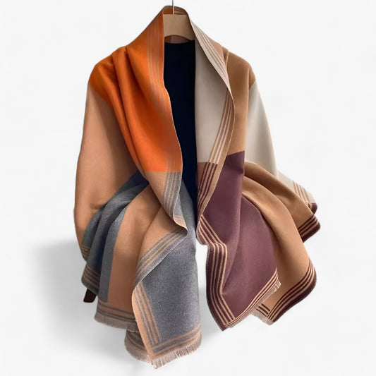 Bufanda de cachemira Valeria Luxe con tejido suave y ligero y diseño elegante y versátil