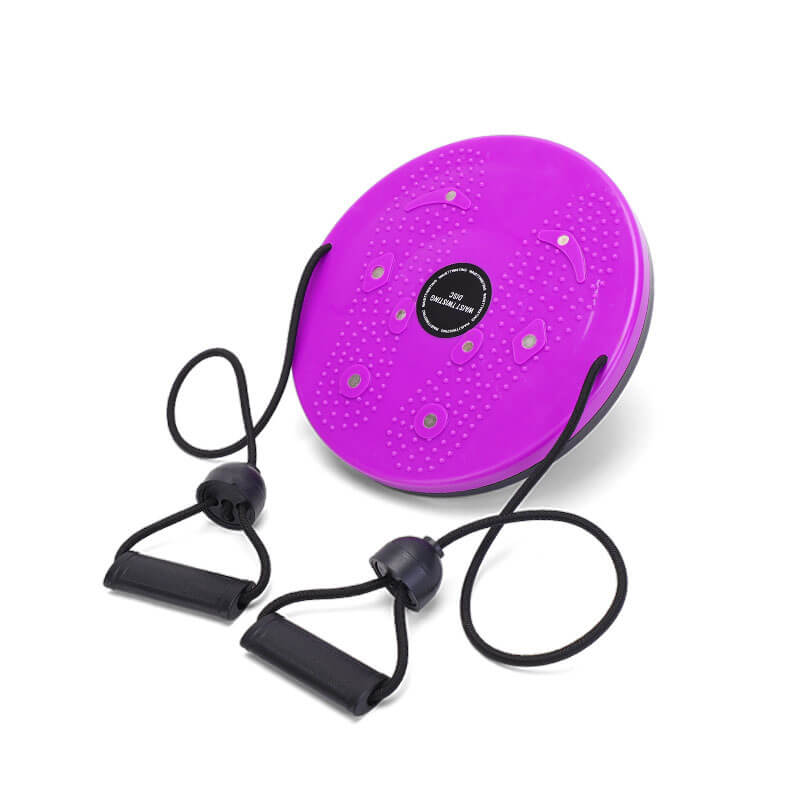 Waist Twister Exercise Board with Grip Straps for Home Workouts