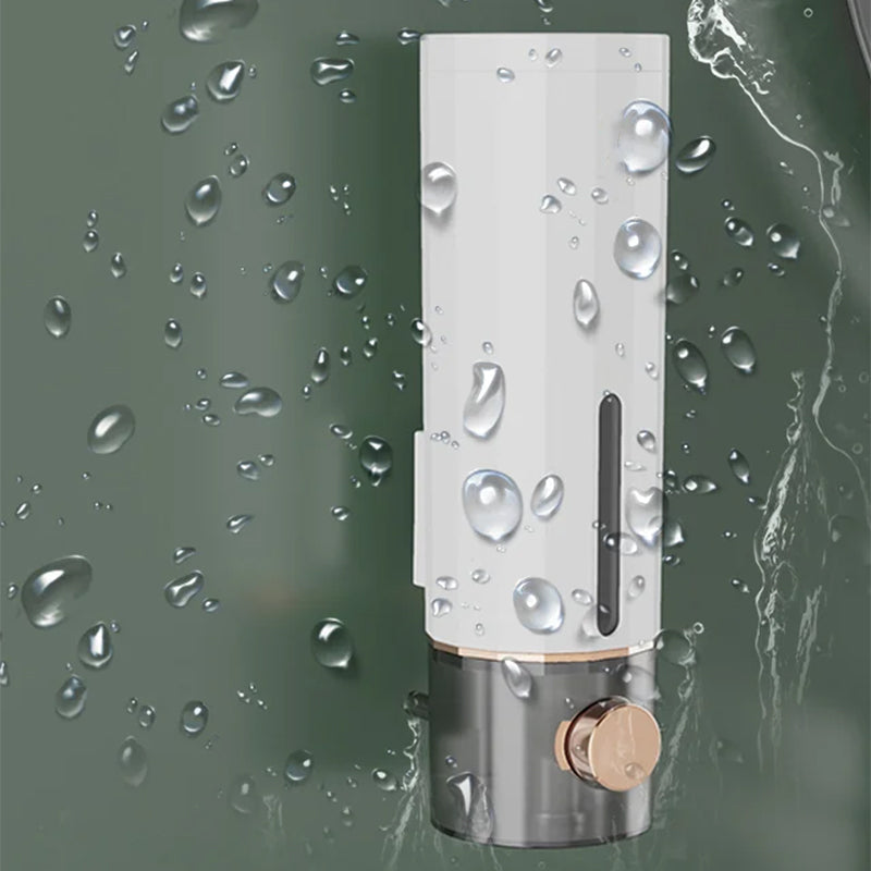 Wall-Mounted Shower Soap Dispenser 450ml with Self-Adhesive Installation