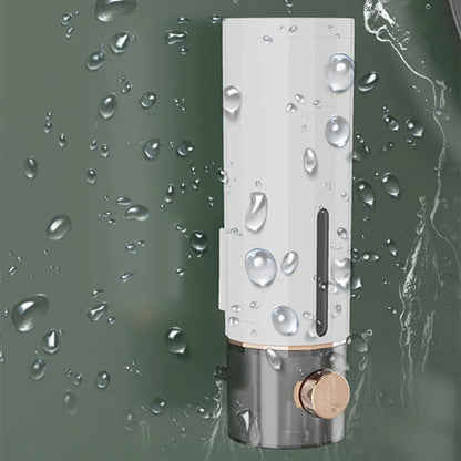 Wall-Mounted Shower Soap Dispenser 450ml with Self-Adhesive Installation