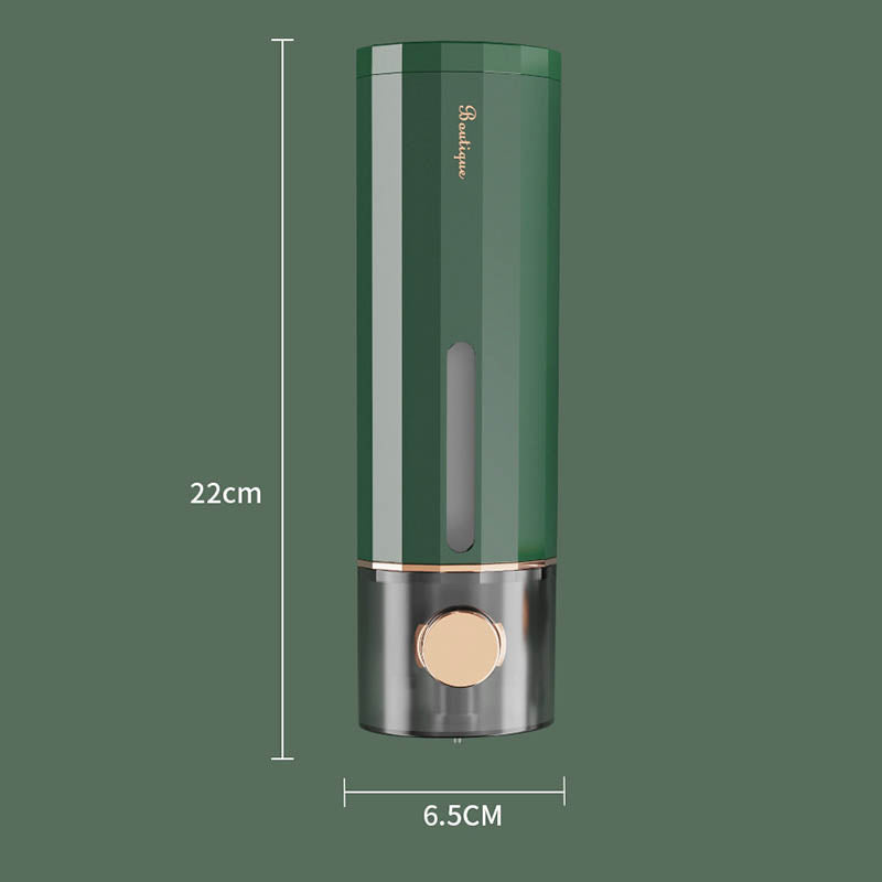 Wall-Mounted Shower Soap Dispenser 450ml with Self-Adhesive Installation