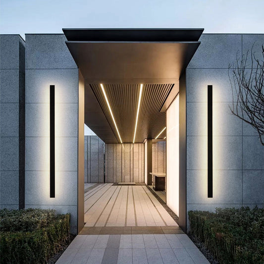 Waterproof LED Outdoor Wall Light – Modern Minimalist Exterior Lamp