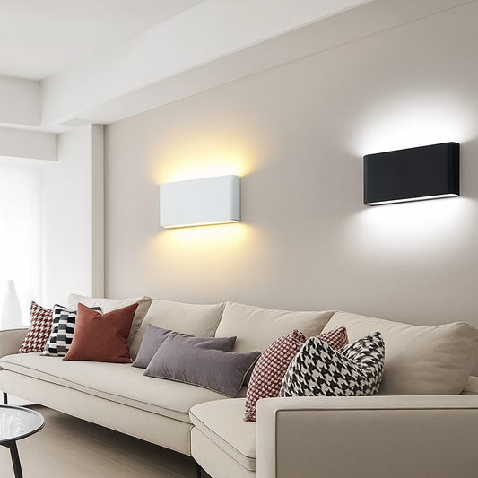 Luz de pared LED impermeable para exteriores con carcasa de aluminio