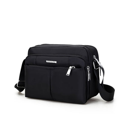 Waterproof Multi-Pocket Shoulder Messenger Bag with Adjustable Strap
