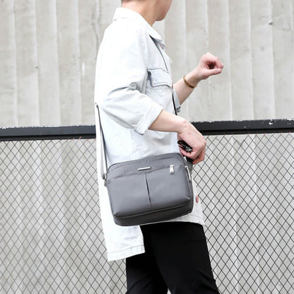 Waterproof Multi-Pocket Shoulder Messenger Bag with Adjustable Strap