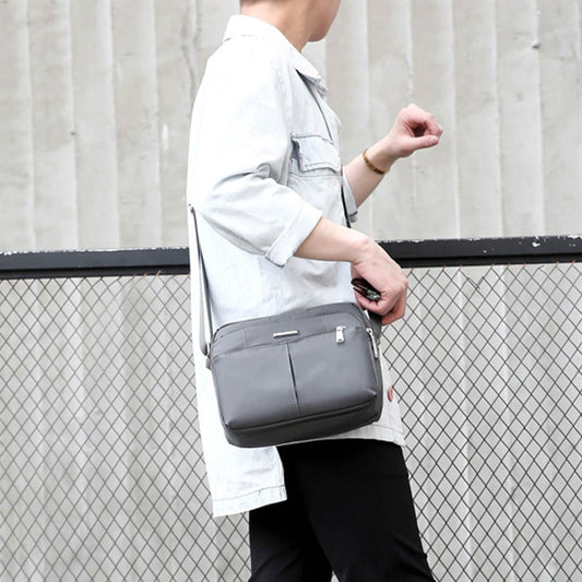 Waterproof Multi-Pocket Shoulder Messenger Bag with Adjustable Strap