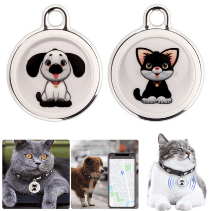 Waterproof Pet GPS Tracker with Real-Time Bluetooth Location Monitoring and Sound Alarm