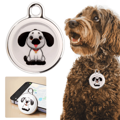 Waterproof Pet GPS Tracker with Real-Time Bluetooth Location Monitoring and Sound Alarm
