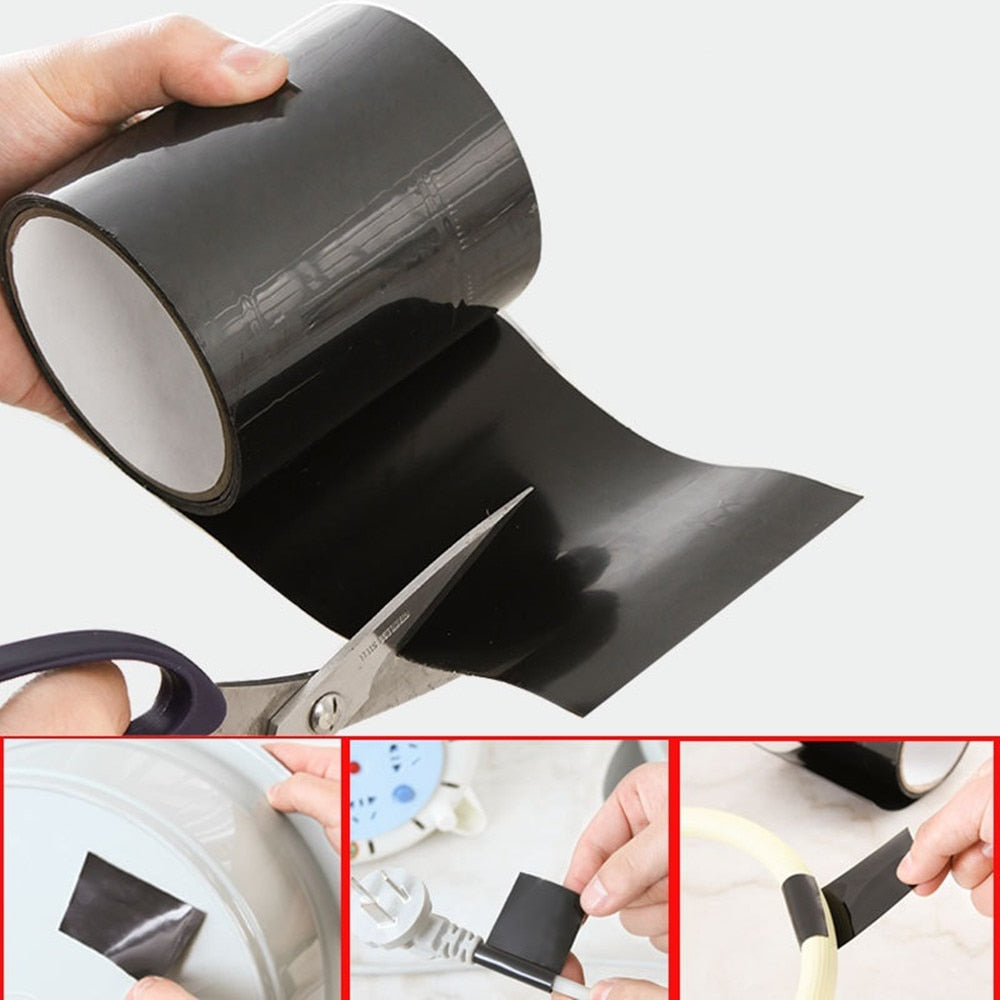 Waterproof Self-Adhesive Silicone Repair Tape for Sealing and Patching