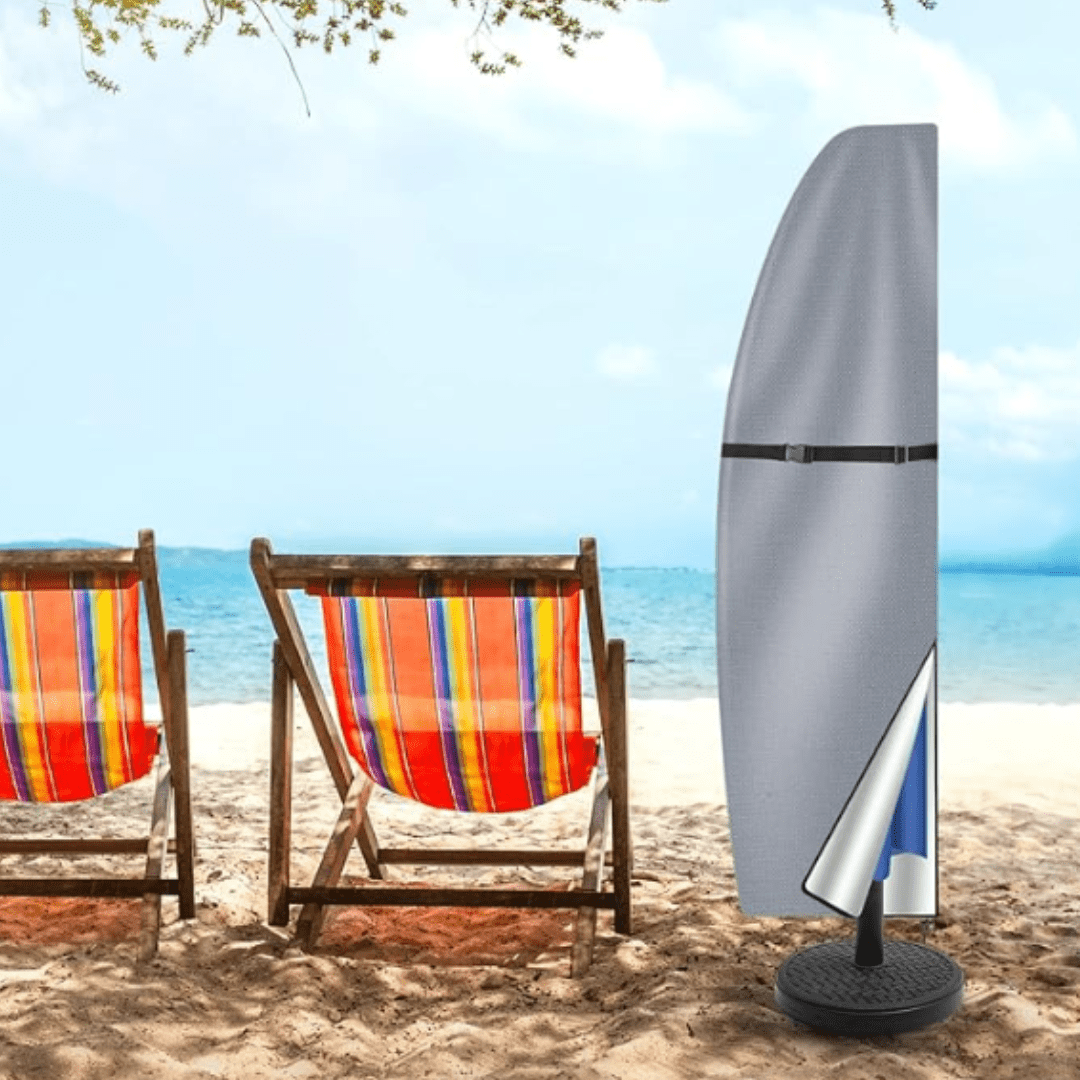 Waterproof UV Parasol Cover with Oxford Fabric and Zipper
