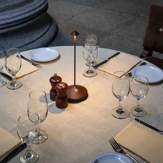 Wireless Dimmable Table Lamp with Touch Control and Waterproof Design