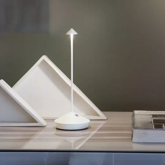Wireless Dimmable Table Lamp with Touch Control and Waterproof Design