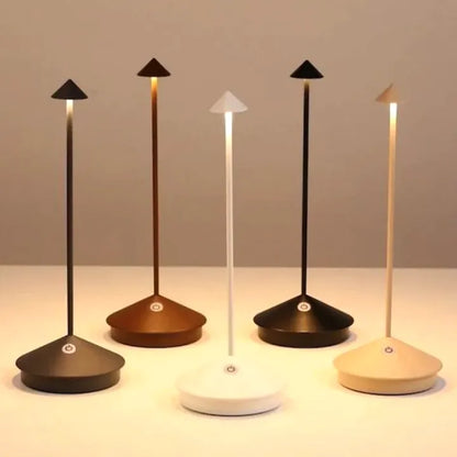Wireless Dimmable Table Lamp with Touch Control and Waterproof Design