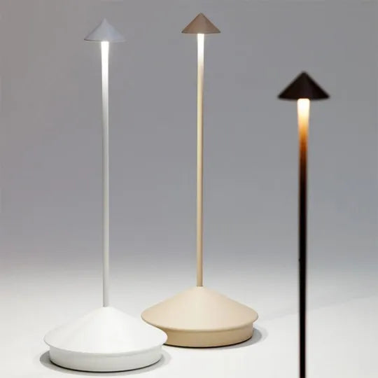 Wireless Dimmable Table Lamp with Touch Control and Waterproof Design