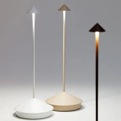 Wireless Dimmable Table Lamp with Touch Control and Waterproof Design