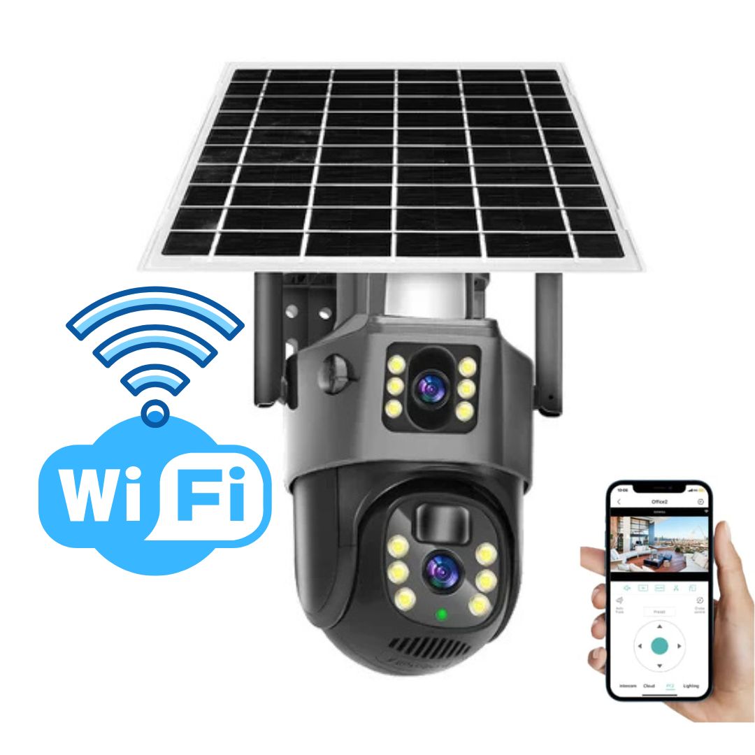 Wireless Dual-Lens 4K Solar Security Camera