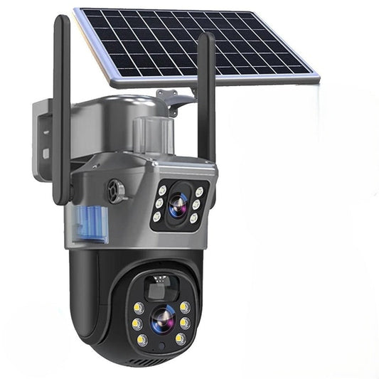 Wireless Dual-Lens 4K Solar Security Camera