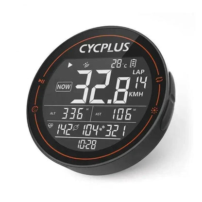 Wireless GPS Bicycle Computer with 2.5-Inch LCD, ANT+ Connectivity and 30-Hour Battery