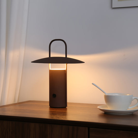 Wireless Metal Touch Lamp with Rechargeable LED