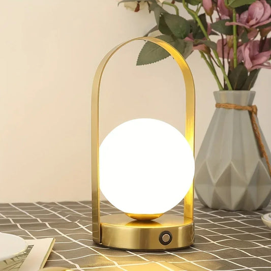 Wireless Outdoor Table Lamp Rechargeable LED Garden and Patio Light